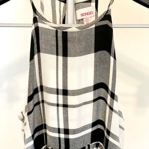 BONGO Babydoll Plaid Dress S